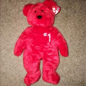 Ty Beanie Buddies #1 Bear